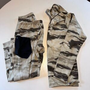 Burton AK heavyweight base layer set, L